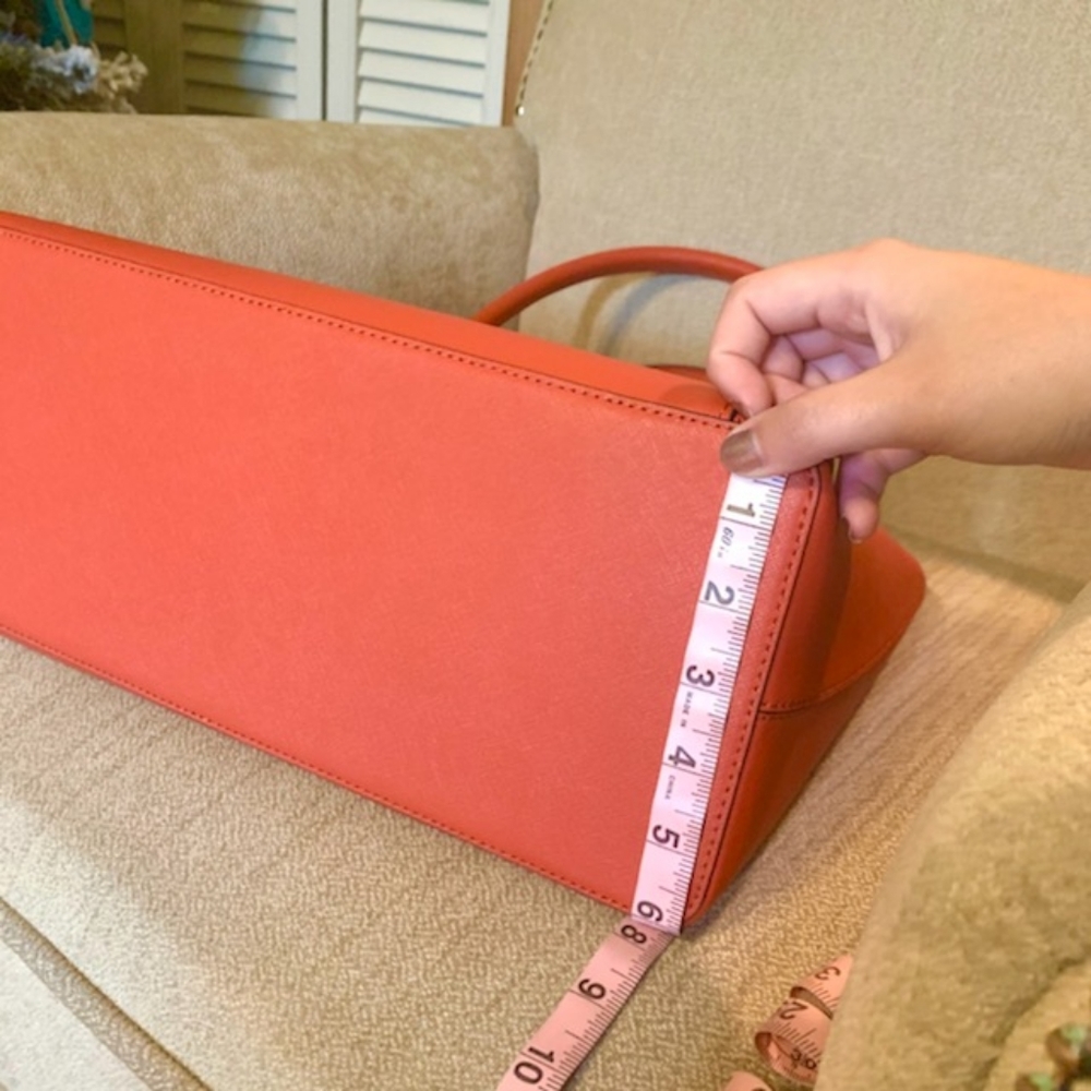 Kate Spade Orange Shopper Tote Bag - Picture 3 of 8